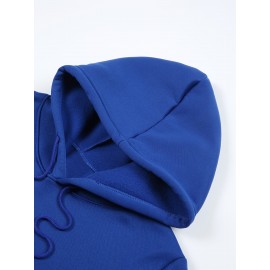 [Cozy Cartoon Hoodie] Cozy Comfort Cartoon Print Men's Hoodie | Long Sleeve Pullover with Fun Animated Character Design, Light Gray, Perfect for Fall and Winter