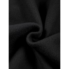 3pcs Men'S Crew Neck Sweatshirts with Fleece Lining - Vintage Style, Thick Knit Pullover Sweatshirts in Black, Navy Blue, and Maroon - Casual & Sporty for Spring, Fall, and Winter - Perfect for Outdoor Activities, Fitness, and Travel