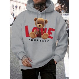 Men'S Casual Hooded Sweatshirt with 