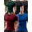 5pcs Men'S Short Sleeve Ribbed Knit T-Shirts - Breathable & Comfortable, Casual Solid Color Crew Neck Tees for Spring/Summer, Lightweight Polyester Blend, Perfect for Casual Attire, Spring Summer Apparel | Casual Style | Comfortable Fit