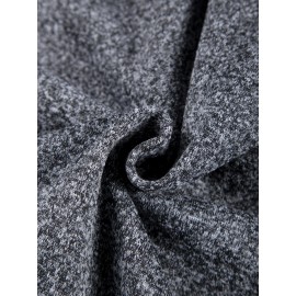 Men'S Cozy Fleece-Lined Sleeveless Vest - Maroon Zip-Up with Pockets, Retro Casual Style, Warm & Comfortable for Fall/Winter, Versatile Outdoor & Sporty Wear, Winter Vest, Sporty Vest, Minimalist Design, Soft Texture