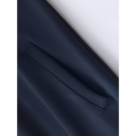 Men's Casual Zip-Up Jacket with Stand Collar - 