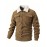 [Heavyweight Winter Jacket] Winter Heavyweight Men's Jacket | Corduroy Texture, Fleece Lining, Flip Collar, Double Pockets, Single-Button Closure, Machine Washable Polyester, Regular Fit Casual Outerwear